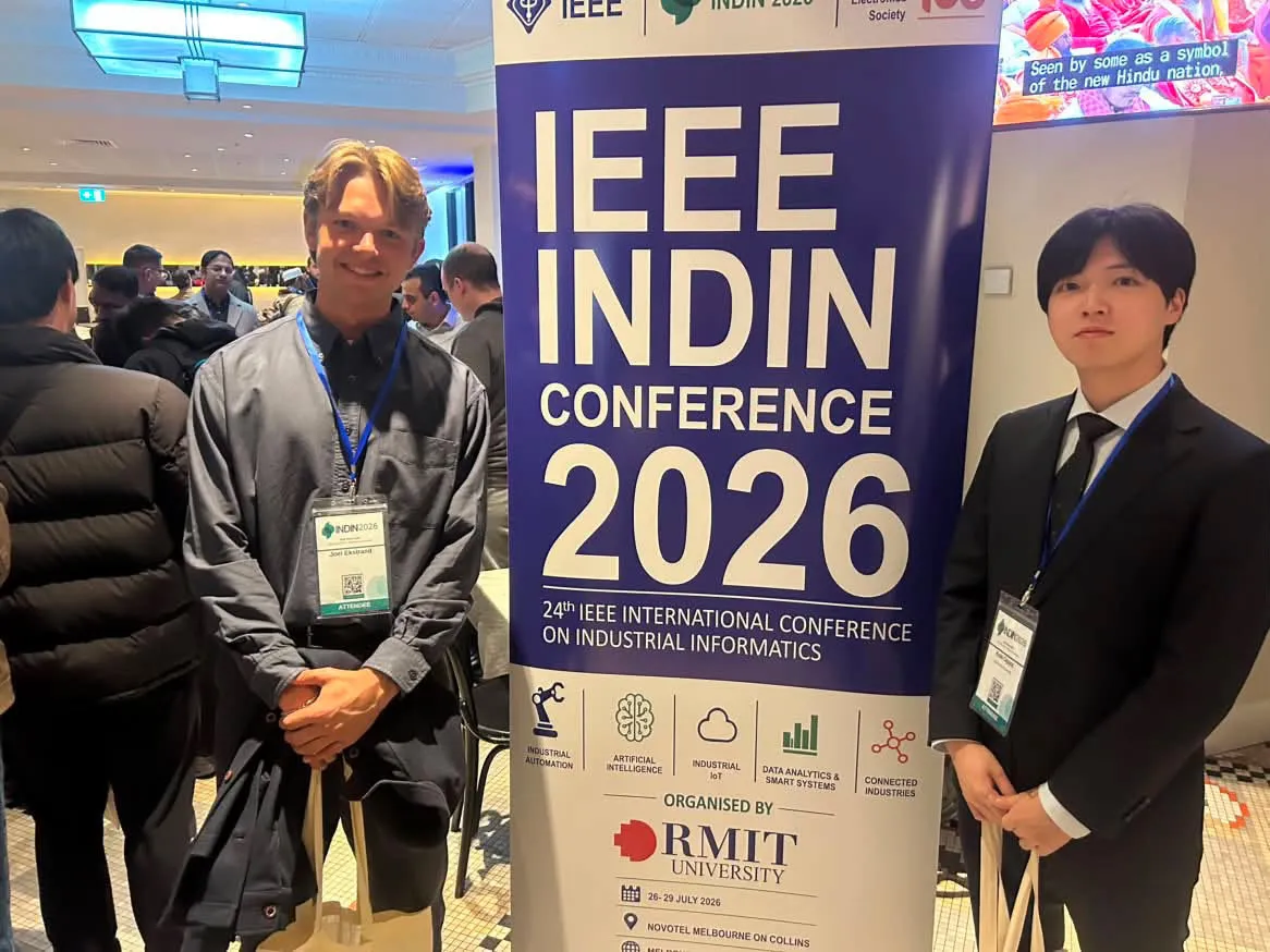 IEEE INDIN 2026 会場にて